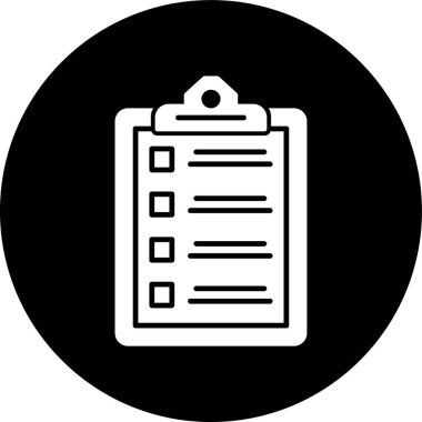 List icon, vector illustration simple design