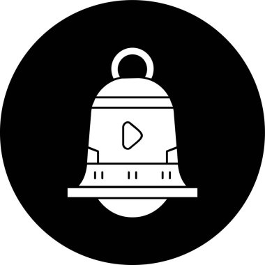 Çan simgesi, vektör illüstrasyonu basit tasarım