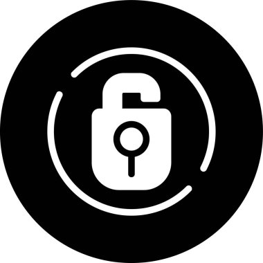 simgeyi aç, vektör illüstrasyonu basit tasarım