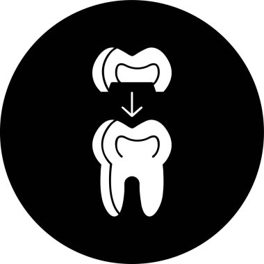 Crown simgesi, vektör illüstrasyonu basit tasarım