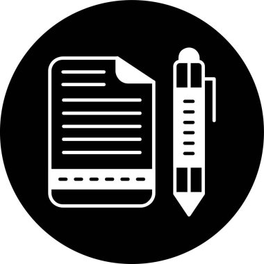 simge yaz, vektör illüstrasyonu basit tasarım