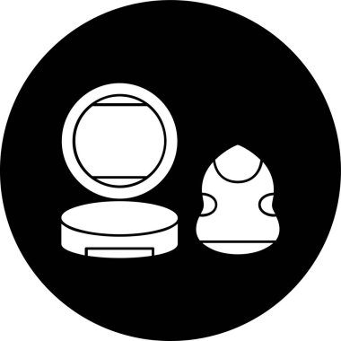 Sünger Simgesi, vektör illüstrasyonu basit tasarım