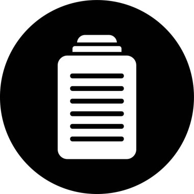 Pano Listesi simgesi, vektör illüstrasyonu basit tasarım