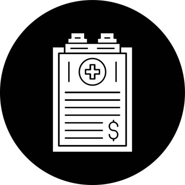 Bill simgesi, vektör illüstrasyonu basit tasarım