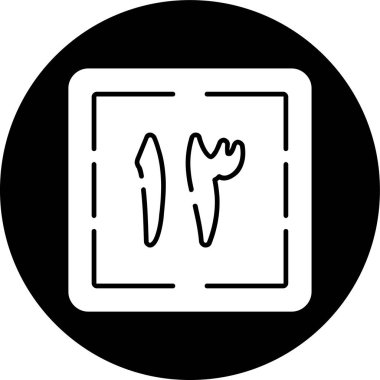 Thalatha Ashar simgesi, vektör illüstrasyonu basit tasarım