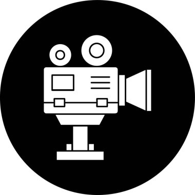 kamera simgesi, vektör illüstrasyonu basit tasarım