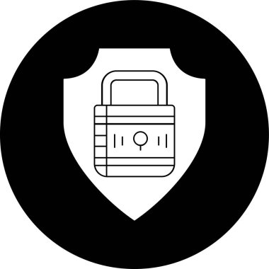 kalkan simgesi, vektör illüstrasyonu basit tasarım