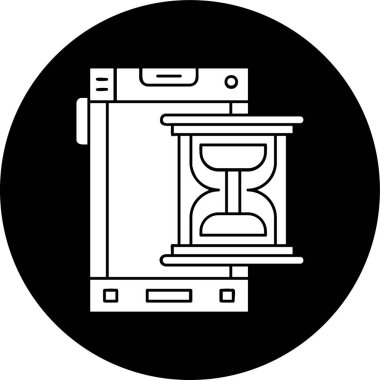 Simge yükleniyor, vektör illüstrasyonu basit tasarım