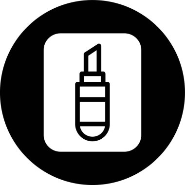 ruj simgesi, vektör illüstrasyonu basit tasarım