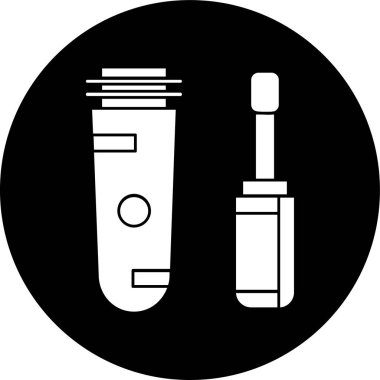 Gizletici simgesi, vektör illüstrasyonu basit tasarım