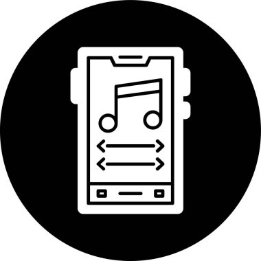 akıllı telefon simgesi, vektör illüstrasyonu basit tasarım