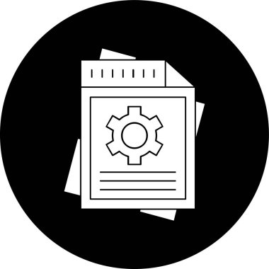 ayarlar simgesi, vektör illüstrasyonu basit tasarım