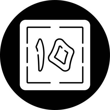 Ashara simgesi, vektör illüstrasyonu basit tasarım