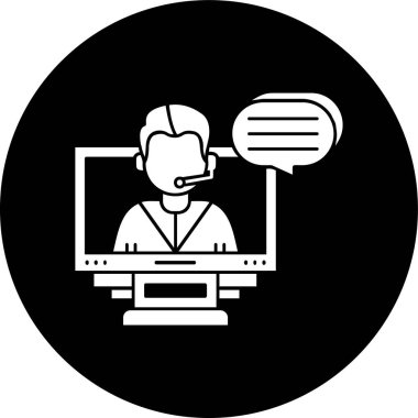 destek simgesi, vektör illüstrasyonu basit tasarım