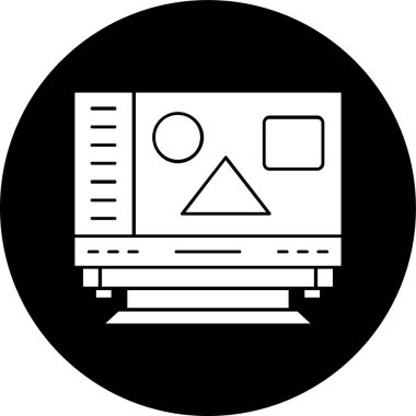 Yazılım simgesi, vektör illüstrasyonu basit tasarım