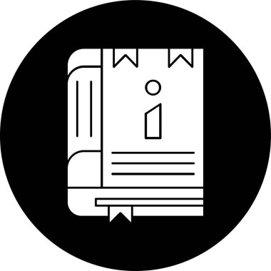 Kullanıcı Kılavuzu simgesi, vektör illüstrasyonu basit tasarım