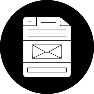 dosya simgesi, vektör illüstrasyonu basit tasarım