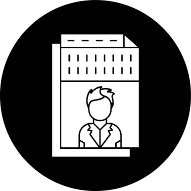 dosya simgesi, vektör illüstrasyonu basit tasarım