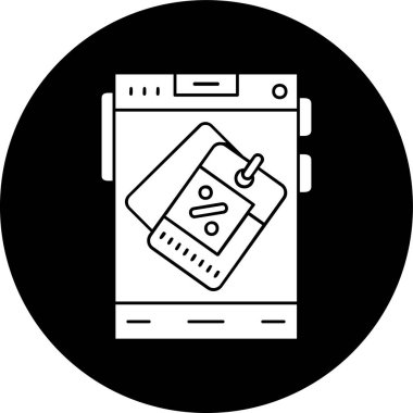 mobil simge, vektör illüstrasyonu basit tasarım