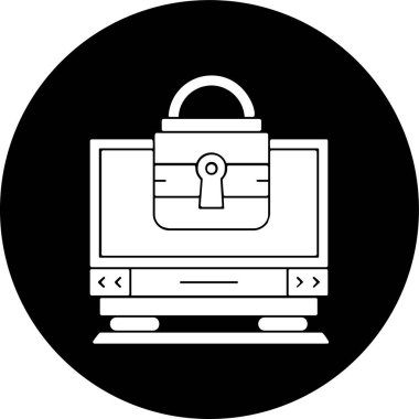 monitör simgesi, vektör illüstrasyonu basit tasarım