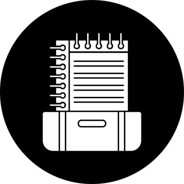 Tabaka simgesi, vektör illüstrasyonu basit tasarım