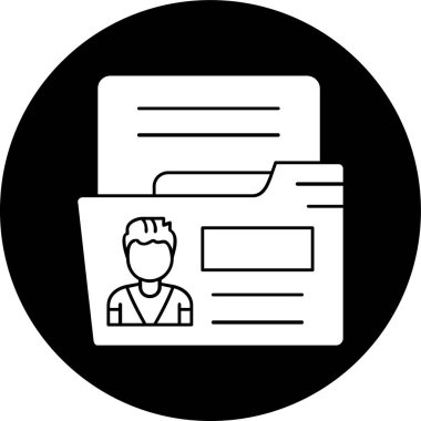 Üye Dizin simgesi, vektör illüstrasyonu basit tasarım