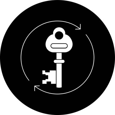 Simgeyi tazele, vektör illüstrasyonu basit tasarım