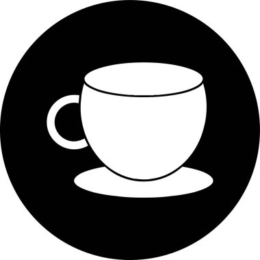 Kupa simgesi, vektör illüstrasyonu basit tasarım