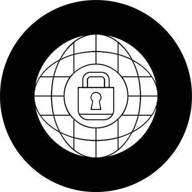 Internet icon, vector illustration simple design