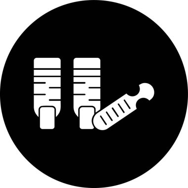 tırnak dosya simgesi, vektör illüstrasyonu basit tasarım