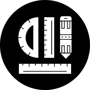 Kalıp simgesi, vektör illüstrasyonu basit tasarım