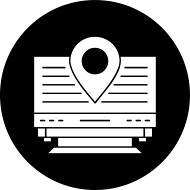 Dijital Göçebe simgesi, vektör illüstrasyonu basit tasarım