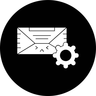 ayarlar simgesi, vektör illüstrasyonu basit tasarım