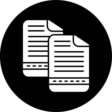 Kağıt simgesi, vektör illüstrasyonu basit tasarım