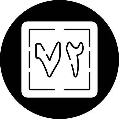 Ithnan wa Sab 'un simgesi, vektör çizimi basit tasarım