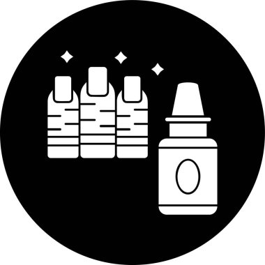 Tırnak Sanatı simgesi, vektör illüstrasyonu basit tasarım