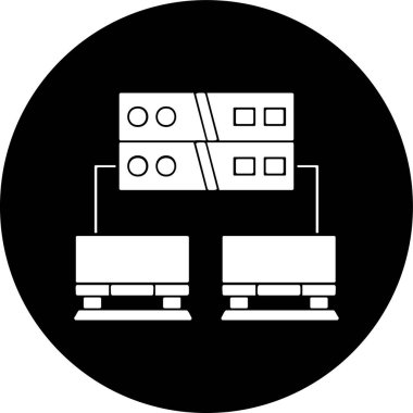 bilgisayar simgesi, vektör illüstrasyonu basit tasarım