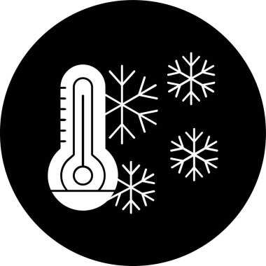 termometre simgesi, vektör illüstrasyonu basit tasarım