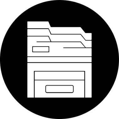 arşiv simgesi, vektör illüstrasyonu basit tasarım