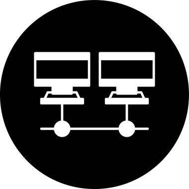 bağlantı simgesi, vektör illüstrasyonu basit tasarım