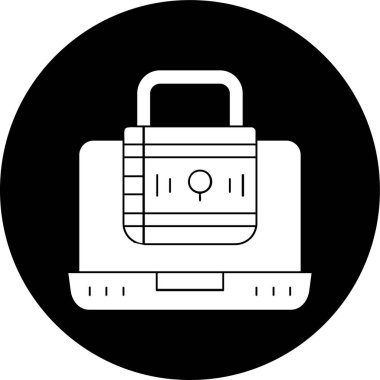 dizüstü bilgisayar simgesi, vektör illüstrasyonu basit tasarım