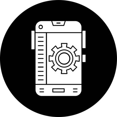 Geliştirme simgesi, vektör illüstrasyonu basit tasarım