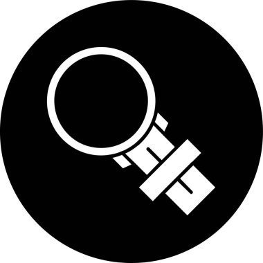 Search icon, vector illustration simple design