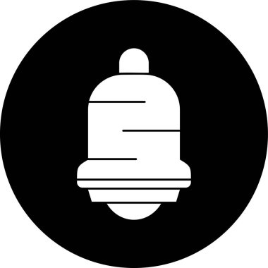 Çan simgesi, vektör illüstrasyonu basit tasarım