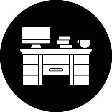 bilgisayar simgesi, vektör illüstrasyonu basit tasarım