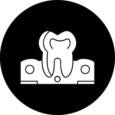 Sakız simgesi, vektör illüstrasyonu basit tasarım