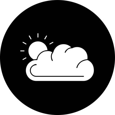 Cloud icon, vector illustration simple design