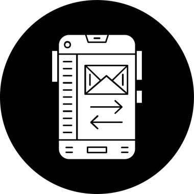 e- posta simgesi, vektör illüstrasyonu basit tasarım