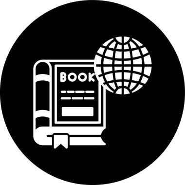 kitap simgesi, vektör illüstrasyonu basit tasarım