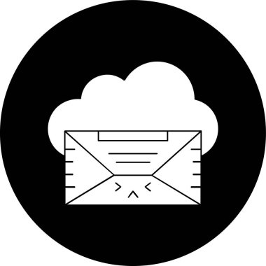Cloud icon, vector illustration simple design